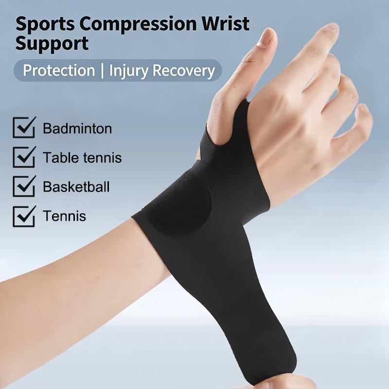 Wrist Wrap Support - 1/2 ชิ้น ผ้าพันข้อมือแบบระบายอากาศได้ ปรับระดับได้ สำหรับแบดมินตัน เทนนิส