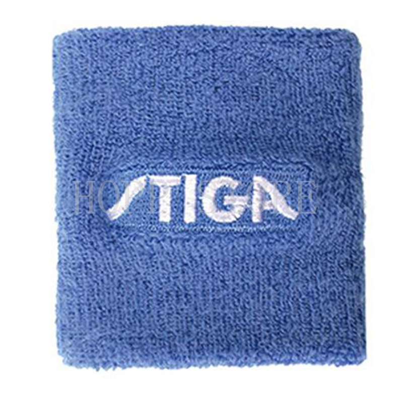 Wrist Wrap Support - Stiga กีฬาผ้าฝ้ายผ้าพันคอสายรัดข้อมือ Wrap กีฬาสายรัดข้อมือสายคล้องคอ Gym Protector