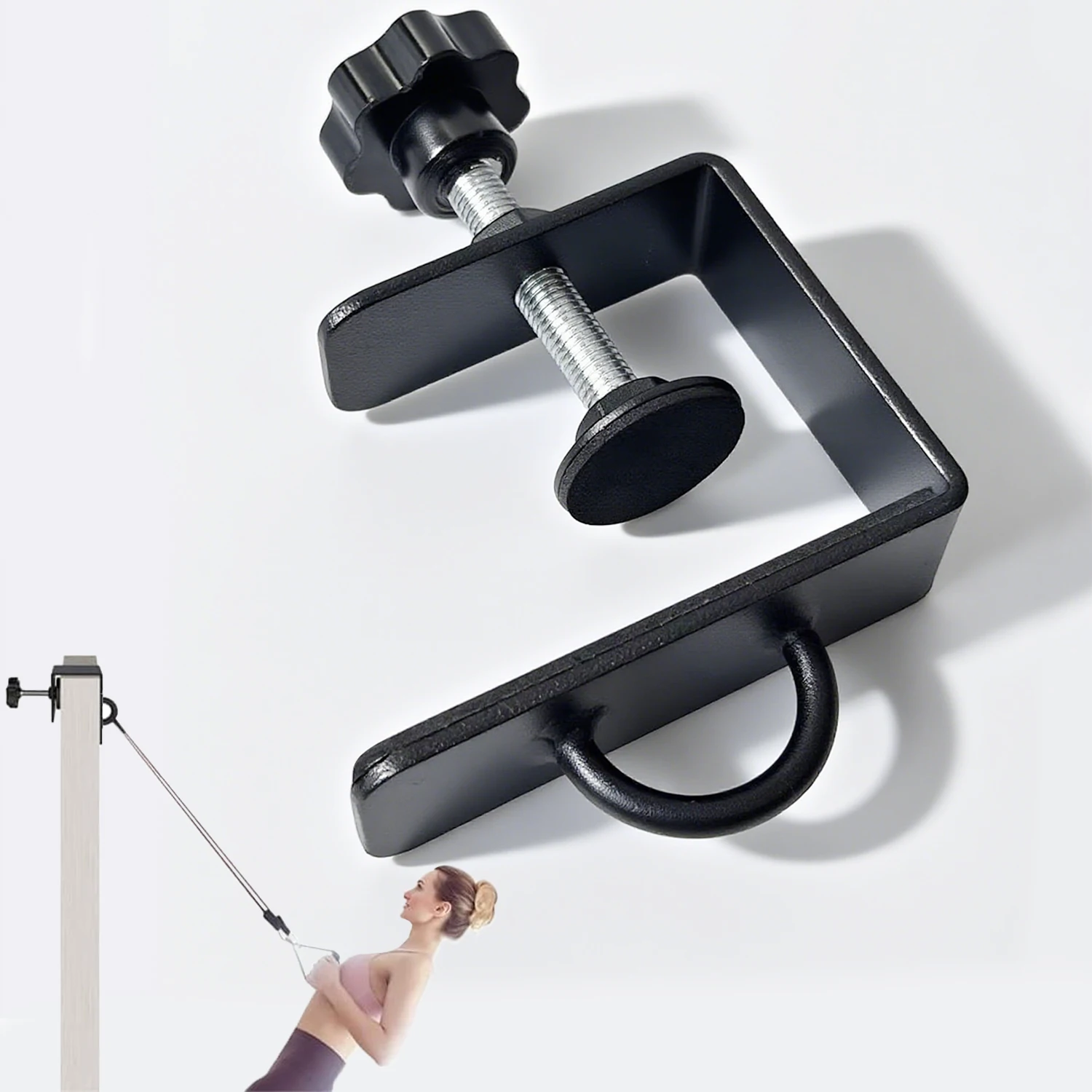 Battle Rope Anchor - ที่ยึดประตูสำหรับสายรัดออกกำลังกาย, ที่ยึดประตูโยคะสำหรับออกกำลังกาย อุปกรณ์ยิมสำหรับสายรัดน้ำหนักตัวแบบ Heavy Duty