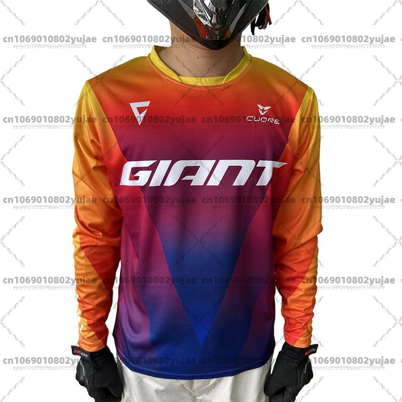Crossfit Full Gear - เสื้อเจอร์ซีย์จักรยานเสือภูเขาแขนยาวสำหรับผู้ชาย รุ่น Real Shot BMX ครอสคันทรี
