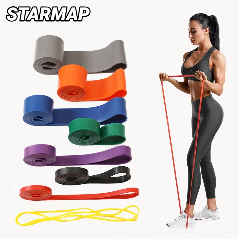 Pull Up Assist Band - สายรัดออกกำลังกายแบบต้านทาน สำหรับผู้ชายและผู้หญิง ใช้สำหรับออกกำลังกายที่บ้าน ยืดกล้ามเนื้อ เสริมสร้างความแข็งแรง อุปกรณ์ออกกำลังกาย