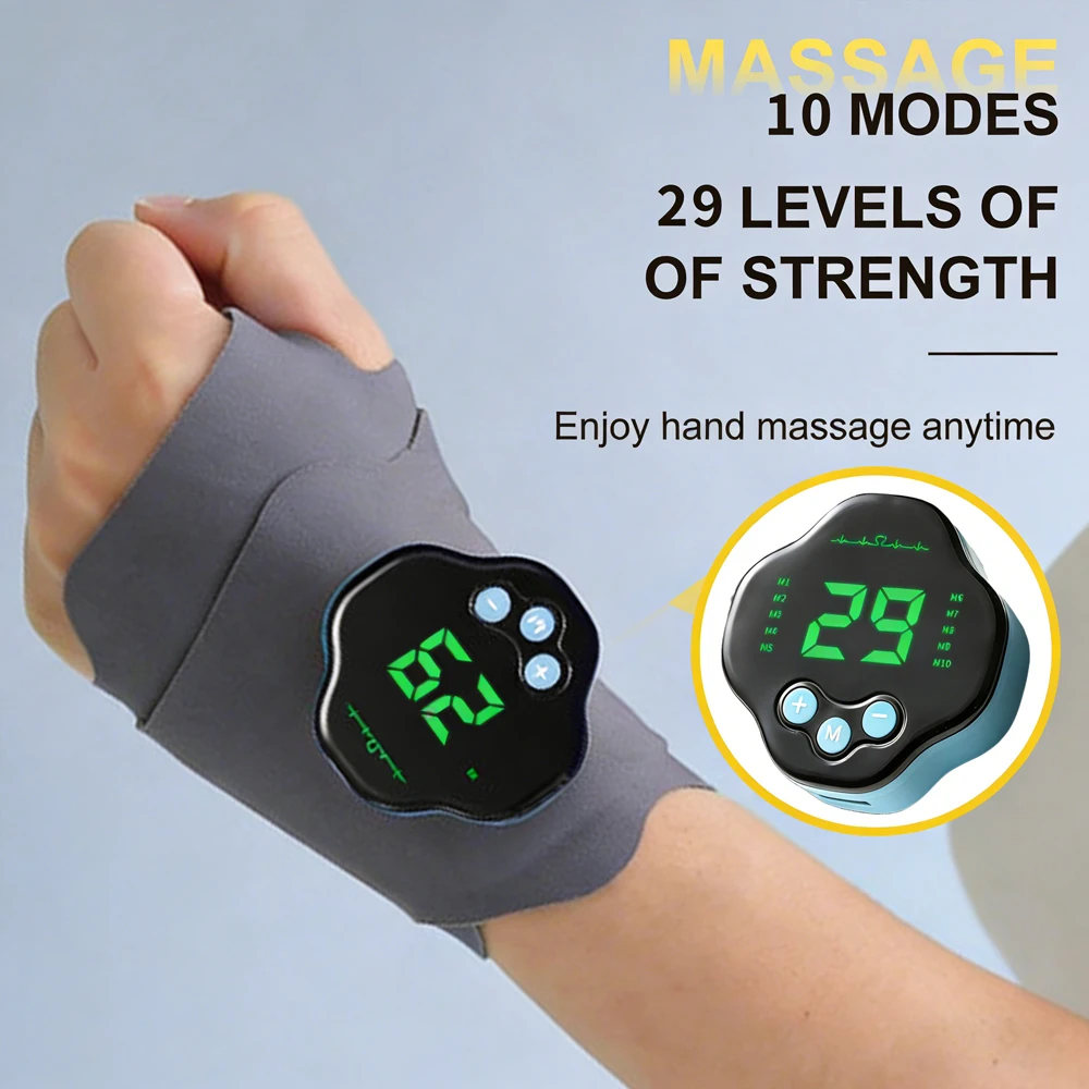 เครื่องนวดมือไฟฟ้า 29 ระดับ EM - Wrist Wrap Support บทวิจารณ์และราคา