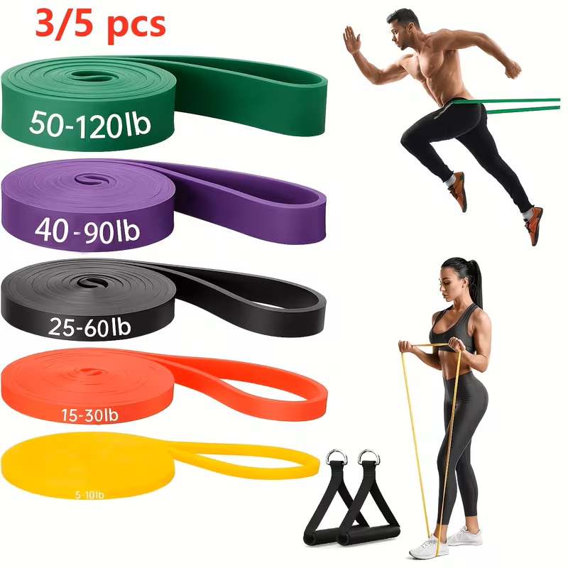 3/5 ชิ้น สายรัดดึงขึ้น, สายรัด - Pull Up Assist Band บทวิจารณ์และราคา