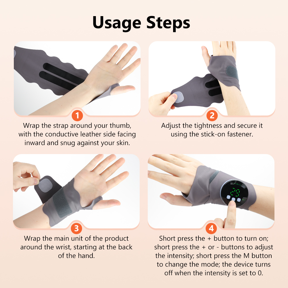 เครื่องนวดข้อมือไฟฟ้าไร้สาย EM - Wrist Wrap Support บทวิจารณ์และราคา