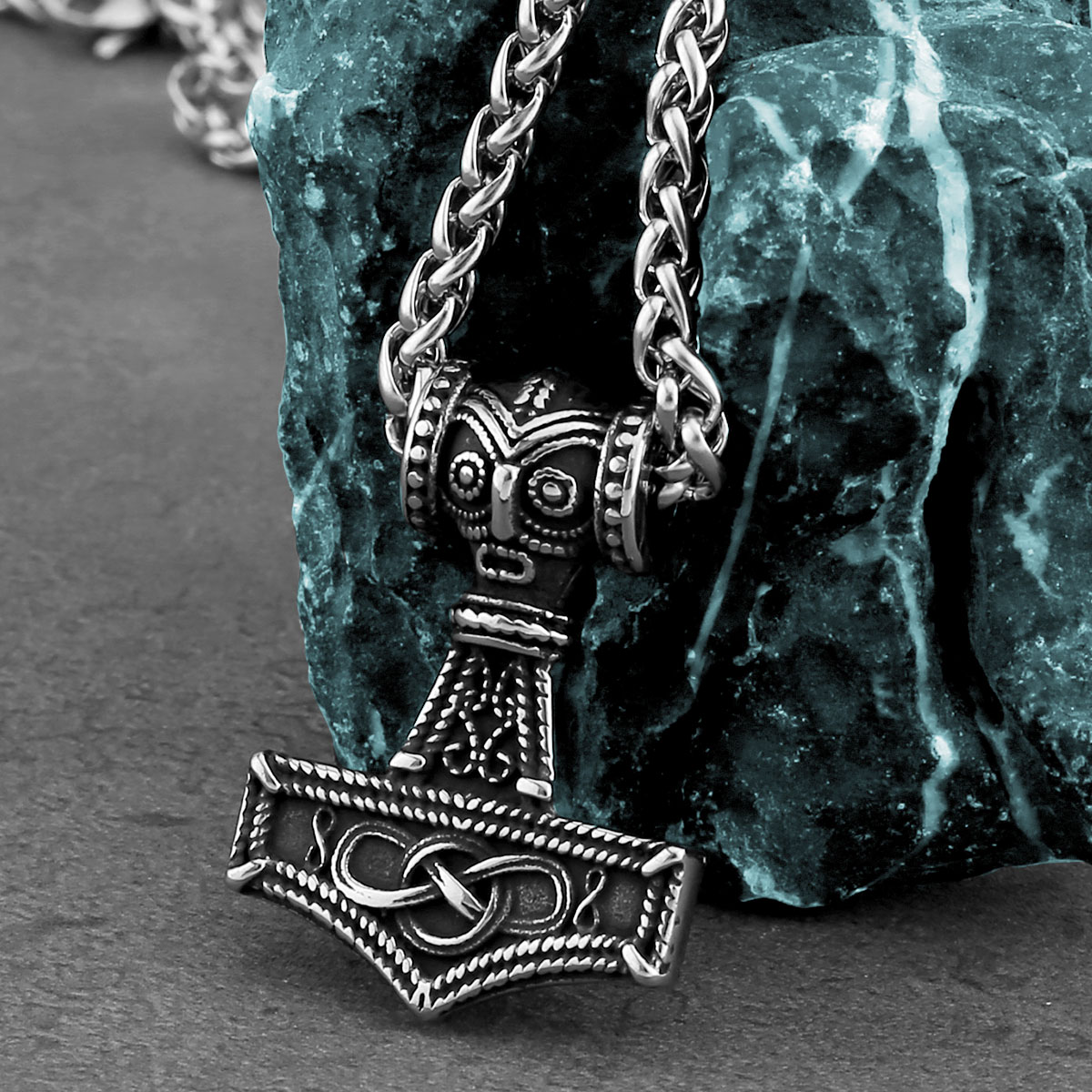 แฟชั่นไวกิ้ง Anchor Mjolnir สร - Battle Rope Anchor บทวิจารณ์และราคา