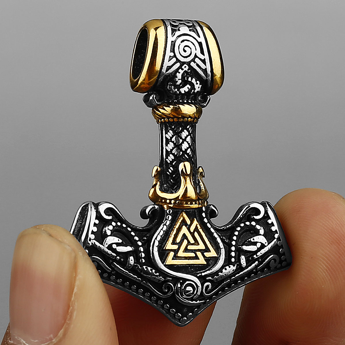 316L สแตนเลสสตีล จี้รูนไวกิ้งส - Battle Rope Anchor บทวิจารณ์และราคา