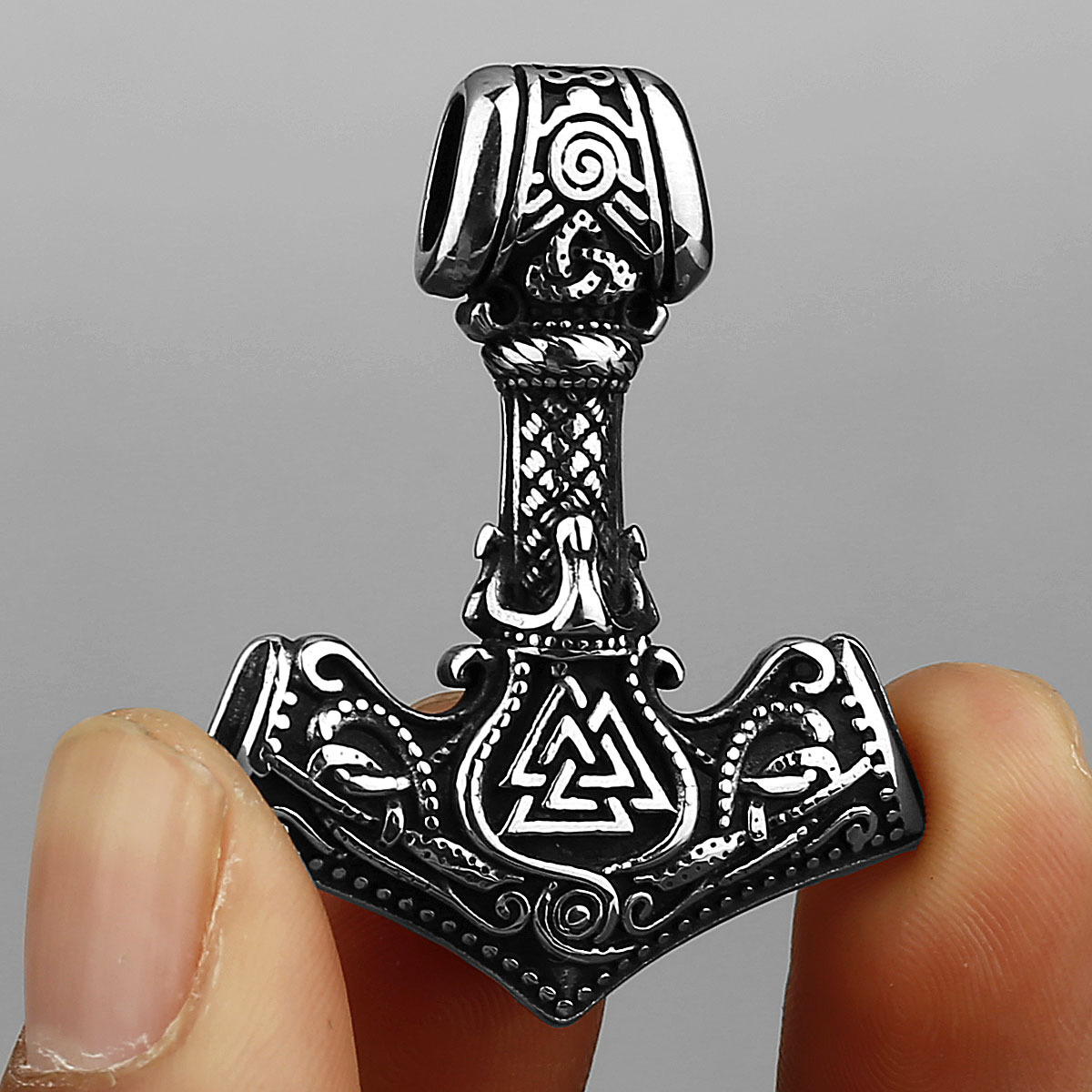 316L สแตนเลสสตีล จี้รูนไวกิ้งส - Battle Rope Anchor บทวิจารณ์และราคา