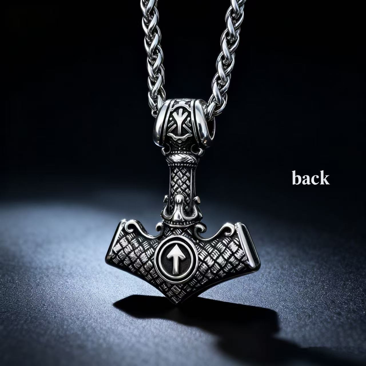316L สแตนเลสสตีล จี้รูนไวกิ้งส - Battle Rope Anchor บทวิจารณ์และราคา
